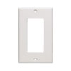 Show product details for 20-5112 1-Gang Decor Wall Plate - White